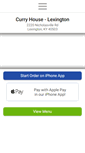 Mobile Screenshot of curryhouselexington.com